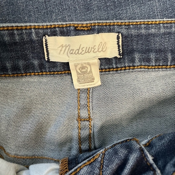 Madewell Curvy Cali Demi Boot Cut Jean Mid Rise Flare Blue Denim Jean Size 29 - Picture 10 of 14